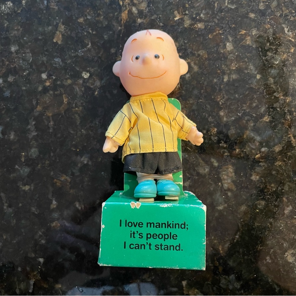 RARE Vintage 1990 Applause Peanuts Gang Philosophy Doll 40th Anniversary